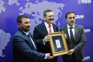 TOBB Başkanı Hisarcıklıoğlu, KOSAM’ı Ziyaret Etti